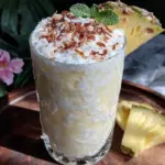 creamy virgin piña colada smoothie - featured image