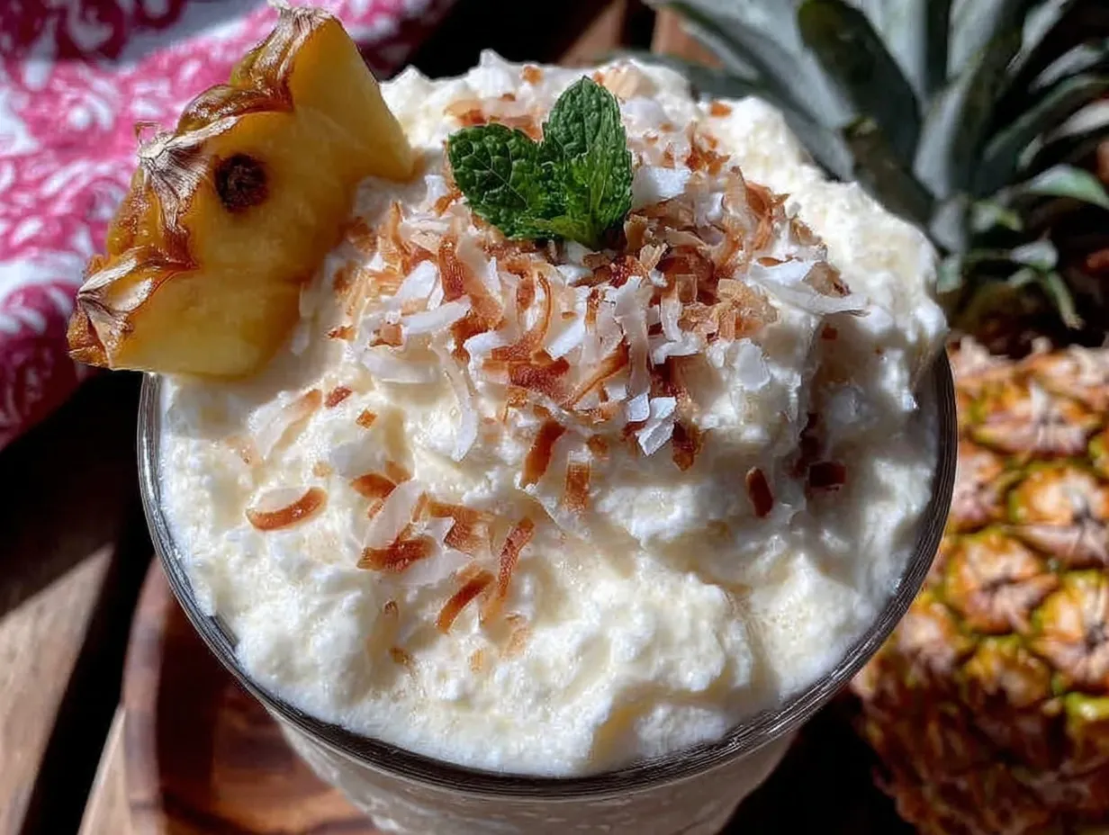 creamy virgin piña colada smoothie preparation steps