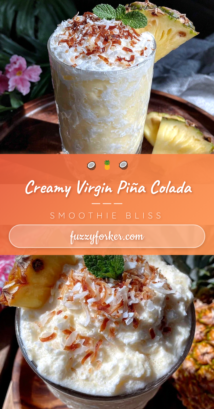 creamy virgin piña colada smoothie recipe