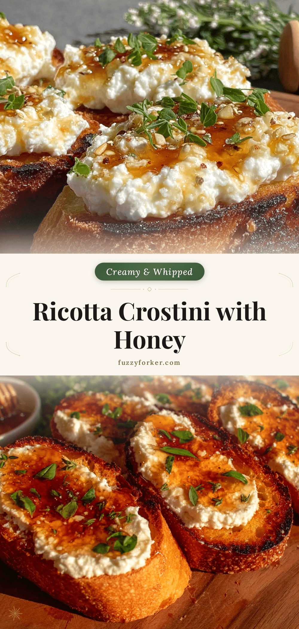 creamy whipped ricotta crostini recipe