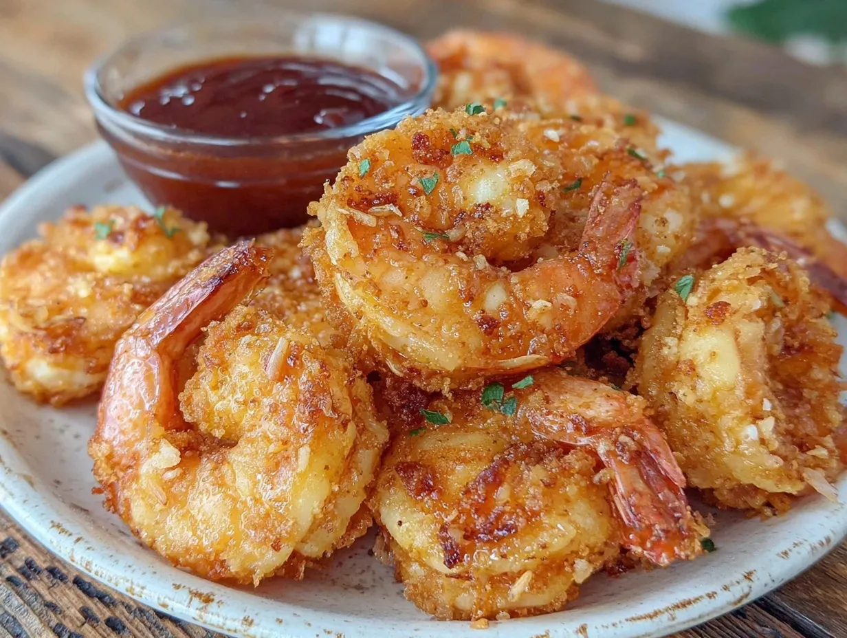 crispy air fryer old bay shrimp preparation steps