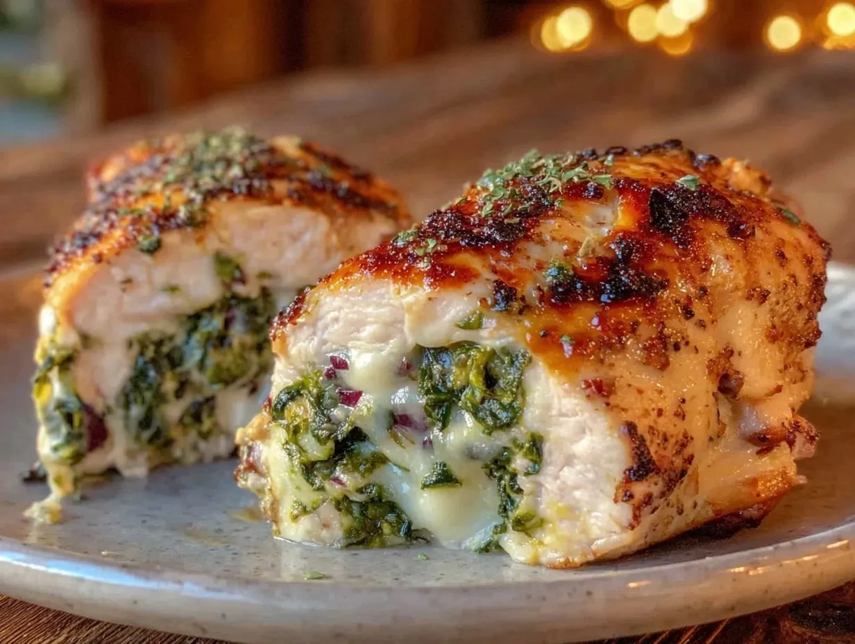 crispy air fryer stuffed chicken breast preparation steps