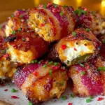 crispy bacon-wrapped jalapeño popper bites - featured image