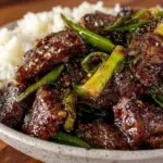 crispy mongolian beef stir-fry - featured image