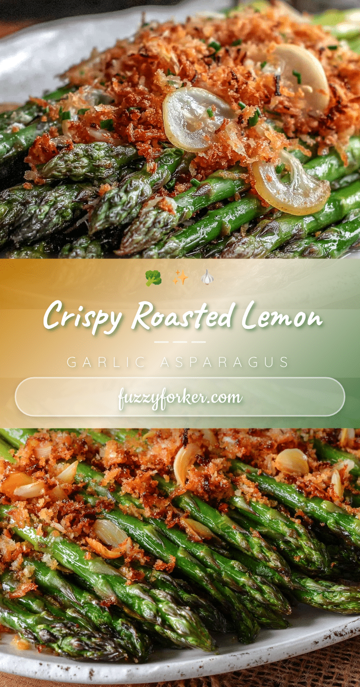 crispy roasted lemon garlic asparagus recipe