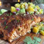 crispy sheet pan blackened salmon - featured image