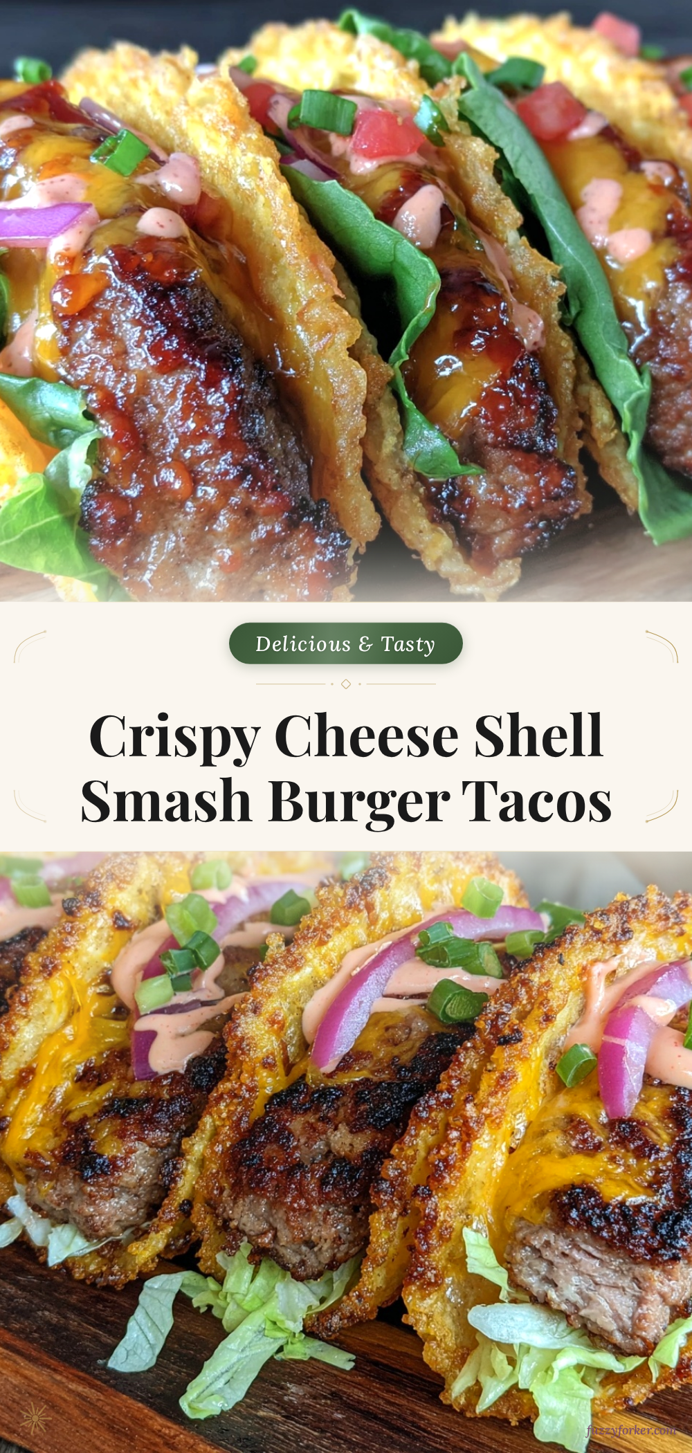 crispy smash burger tacos recipe