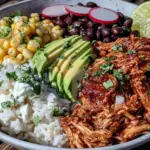 crockpot chicken taco bowls - featured image