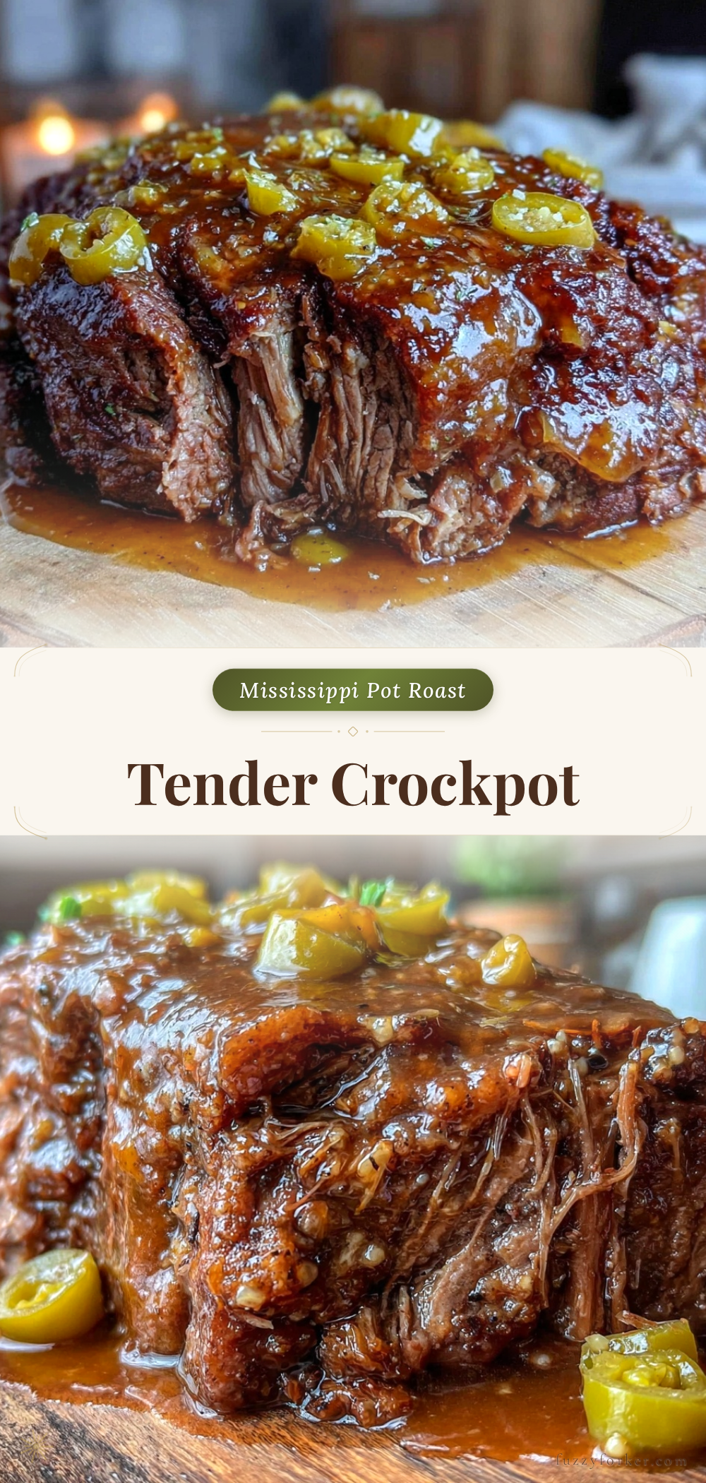 Crockpot Mississippi Pot Roast recipe