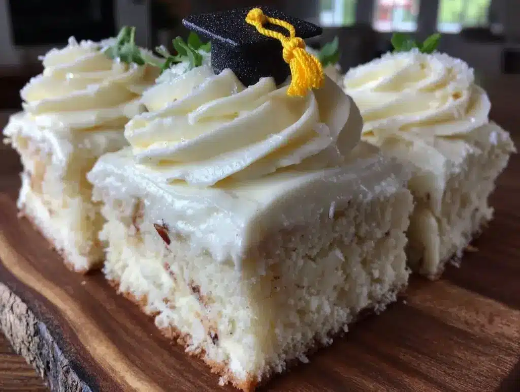 easy creamy buttercream sheet cake - featured image