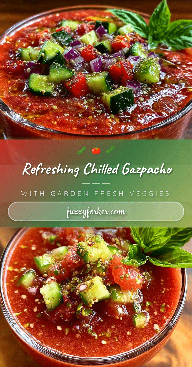 fresh chilled gazpacho soup recipe