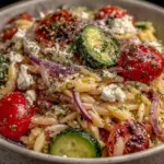 Fresh Greek Orzo Pasta Salad - featured image