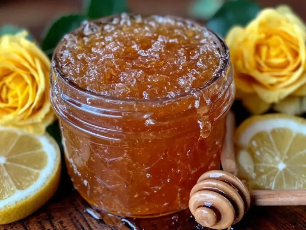 fresh homemade dandelion jelly - featured image