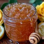 fresh homemade dandelion jelly - featured image