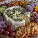 fresh spring garden charcuterie board - featured image