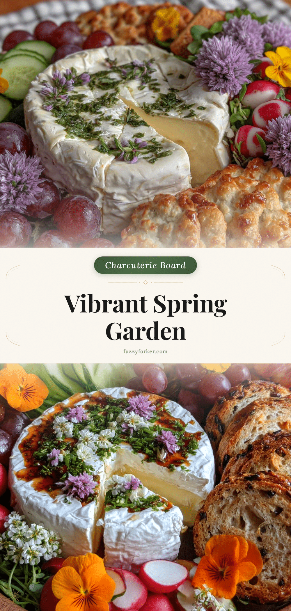 fresh spring garden charcuterie board recipe