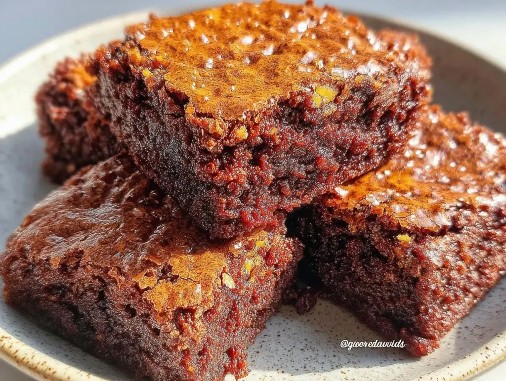 fudgy one-bowl brownies - featured image