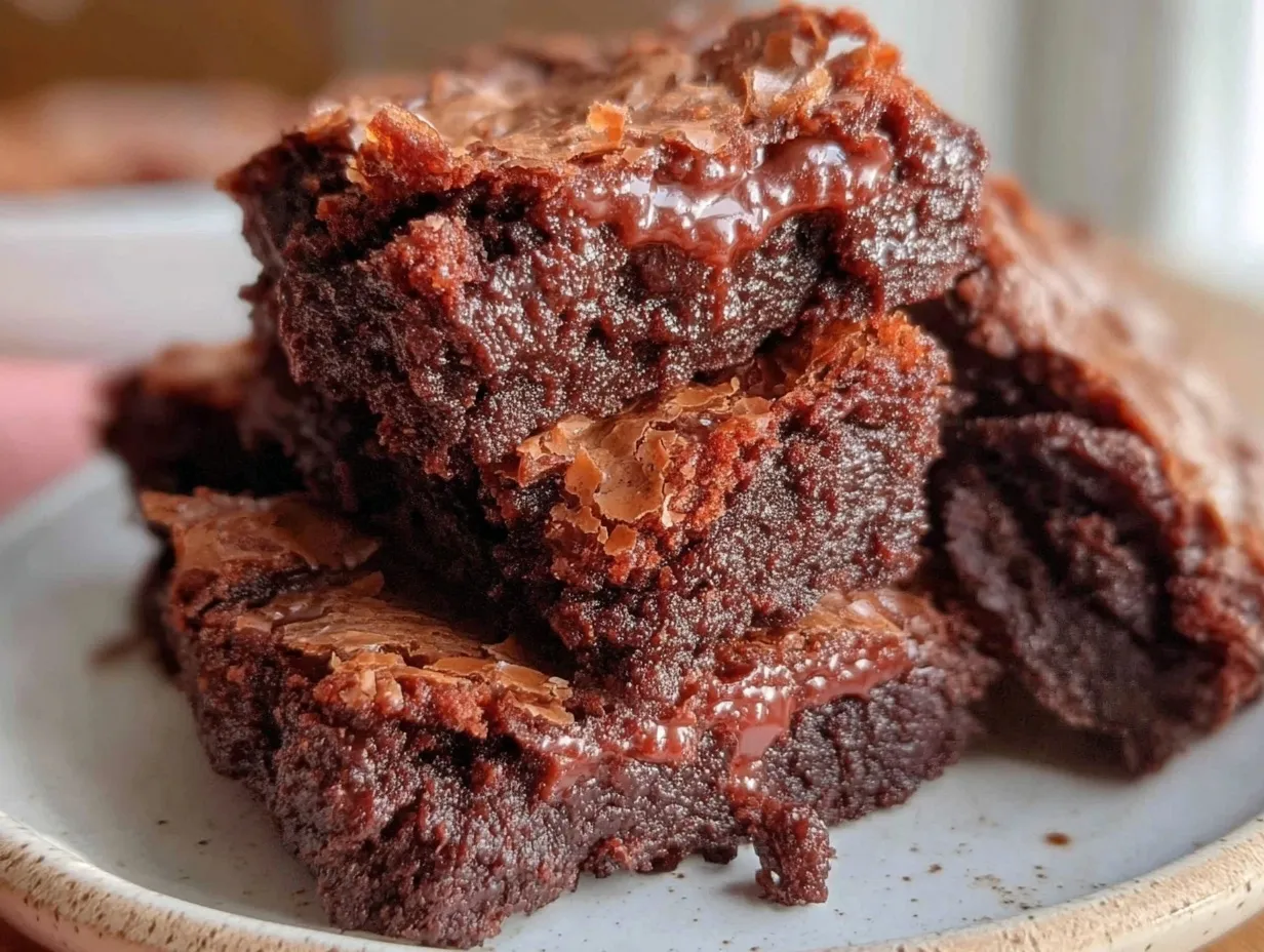 fudgy one-bowl brownies preparation steps