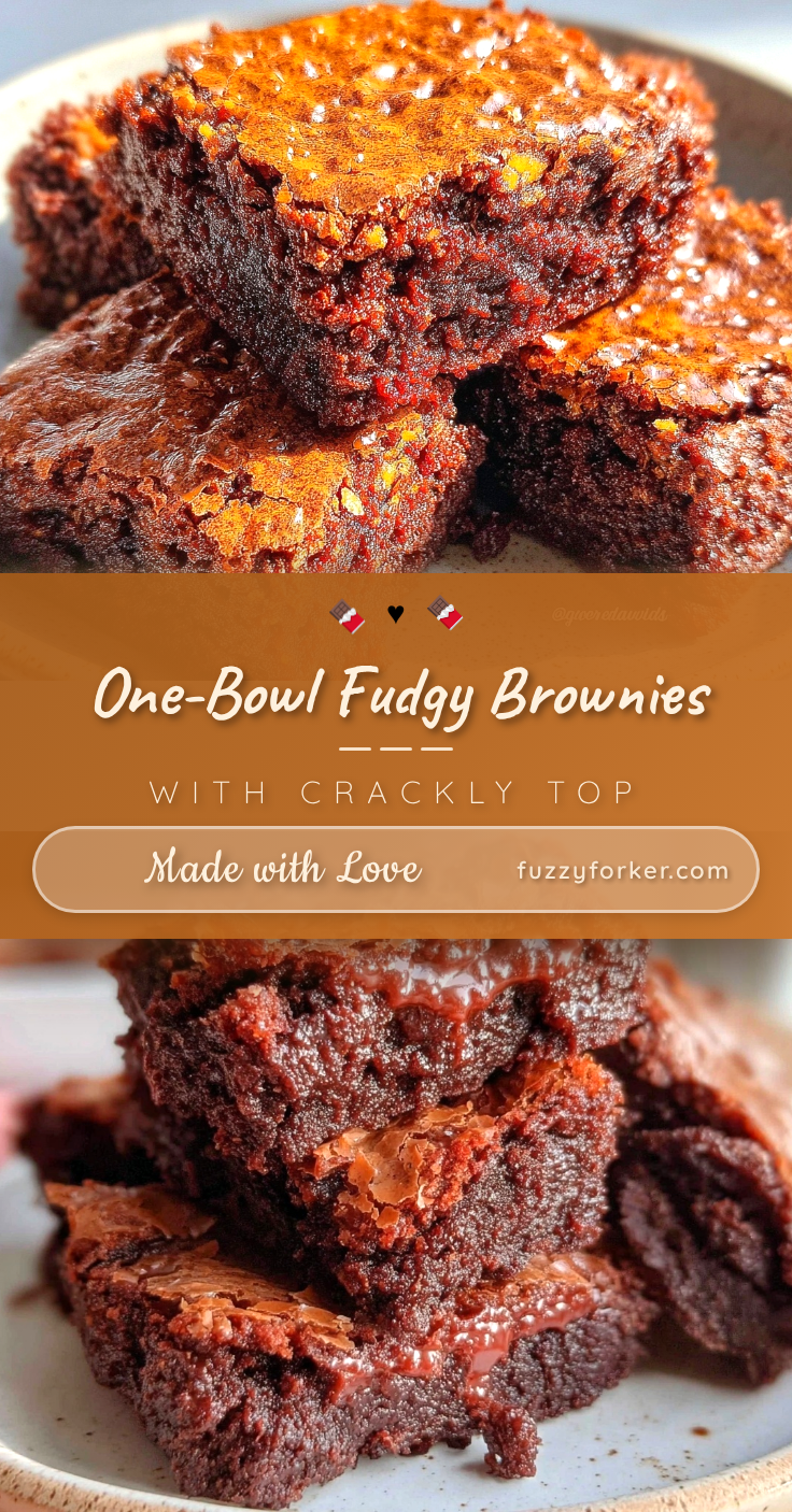 fudgy one-bowl brownies recipe