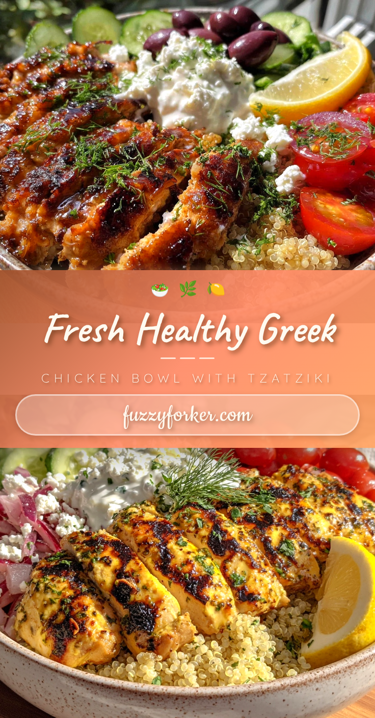 Healthy Greek Chicken Bowl recipe