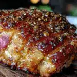 honey dijon glazed ham - featured image