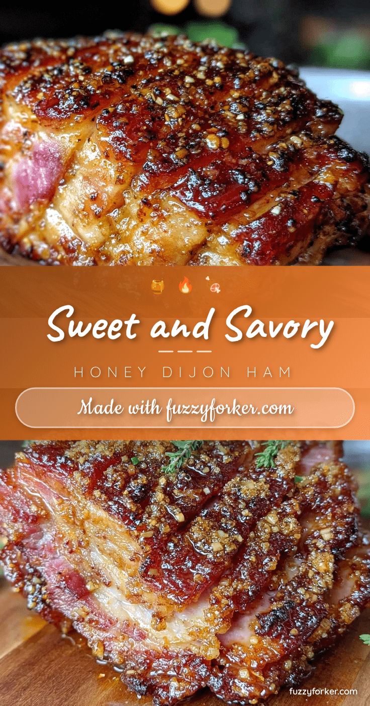 honey dijon glazed ham recipe