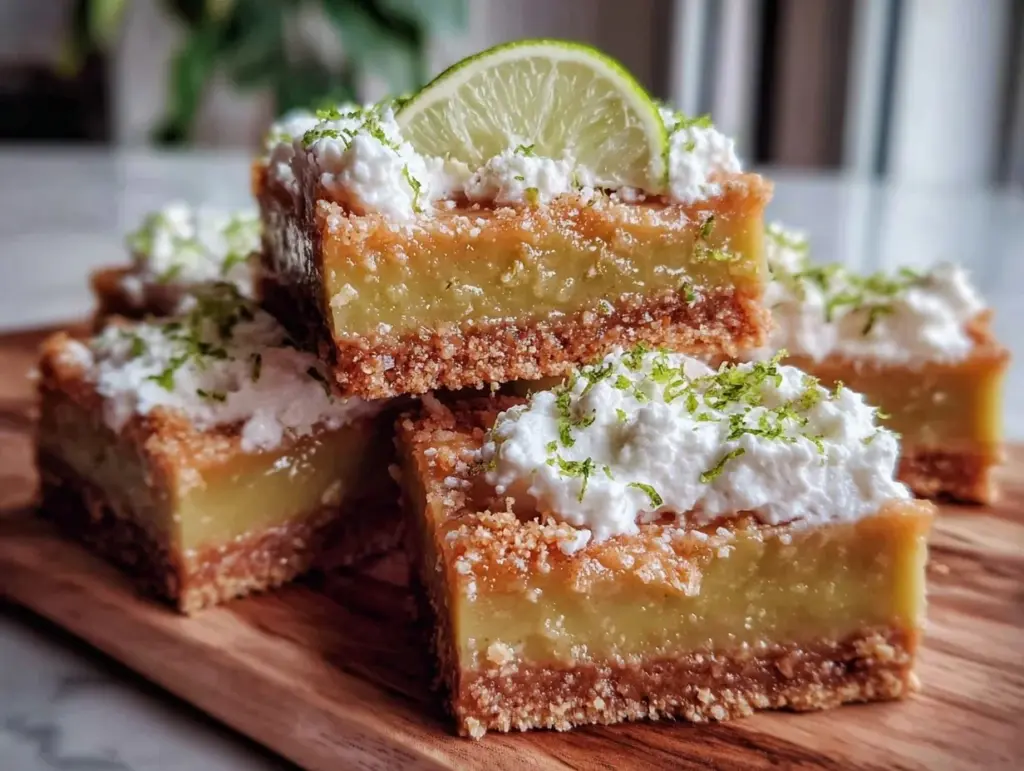 key lime pie bars - featured image
