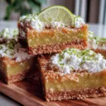 key lime pie bars - featured image