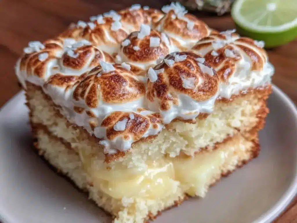 lemon curd layer cake - featured image