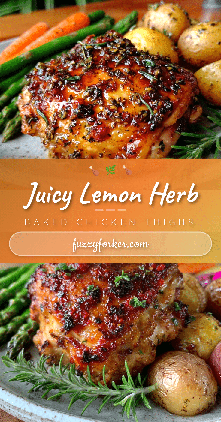 lemon herb baked chicken thighs recipe