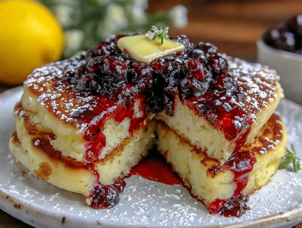 lemon ricotta pancakes preparation steps
