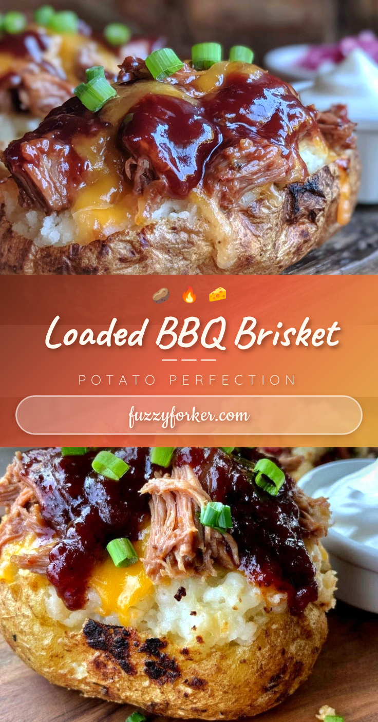 loaded BBQ brisket baked potato recipe