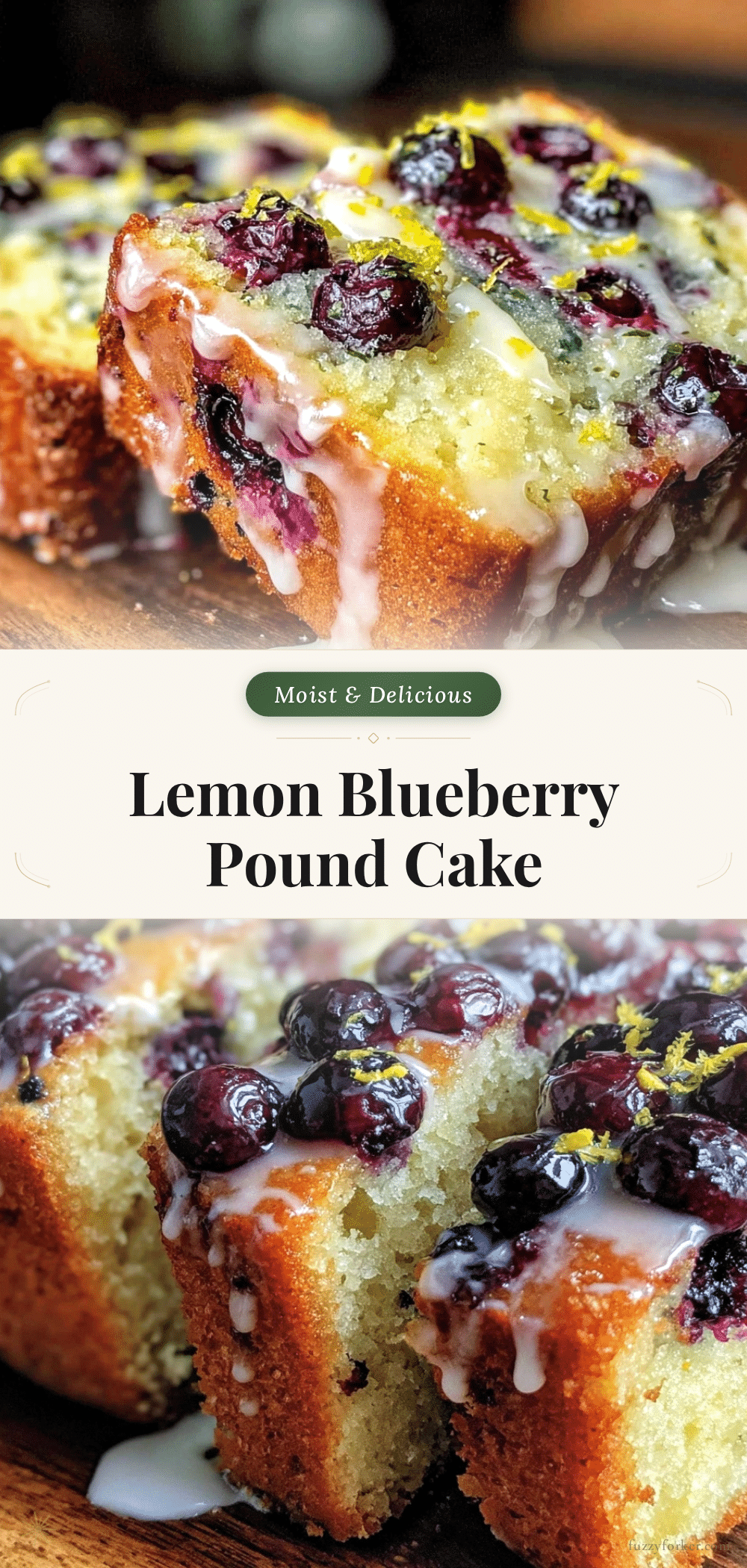moist lemon blueberry pound cake recipe