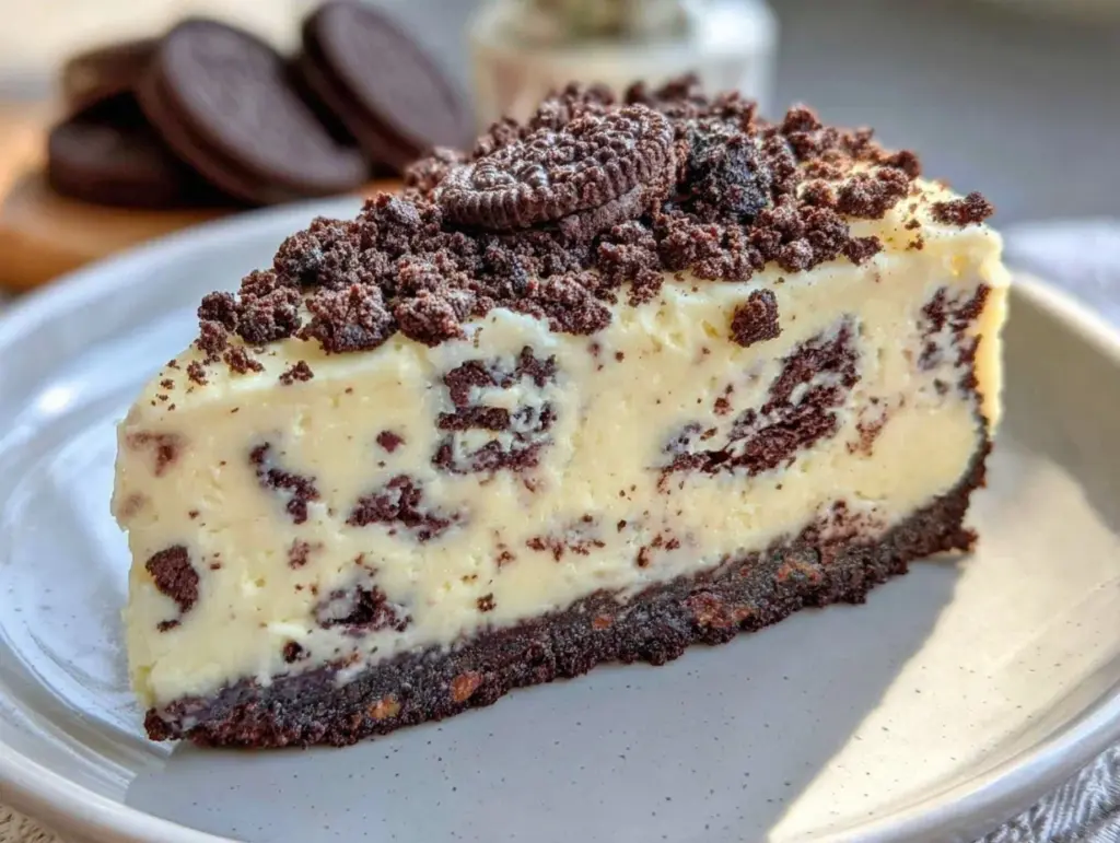 no-bake Oreo cheesecake - featured image
