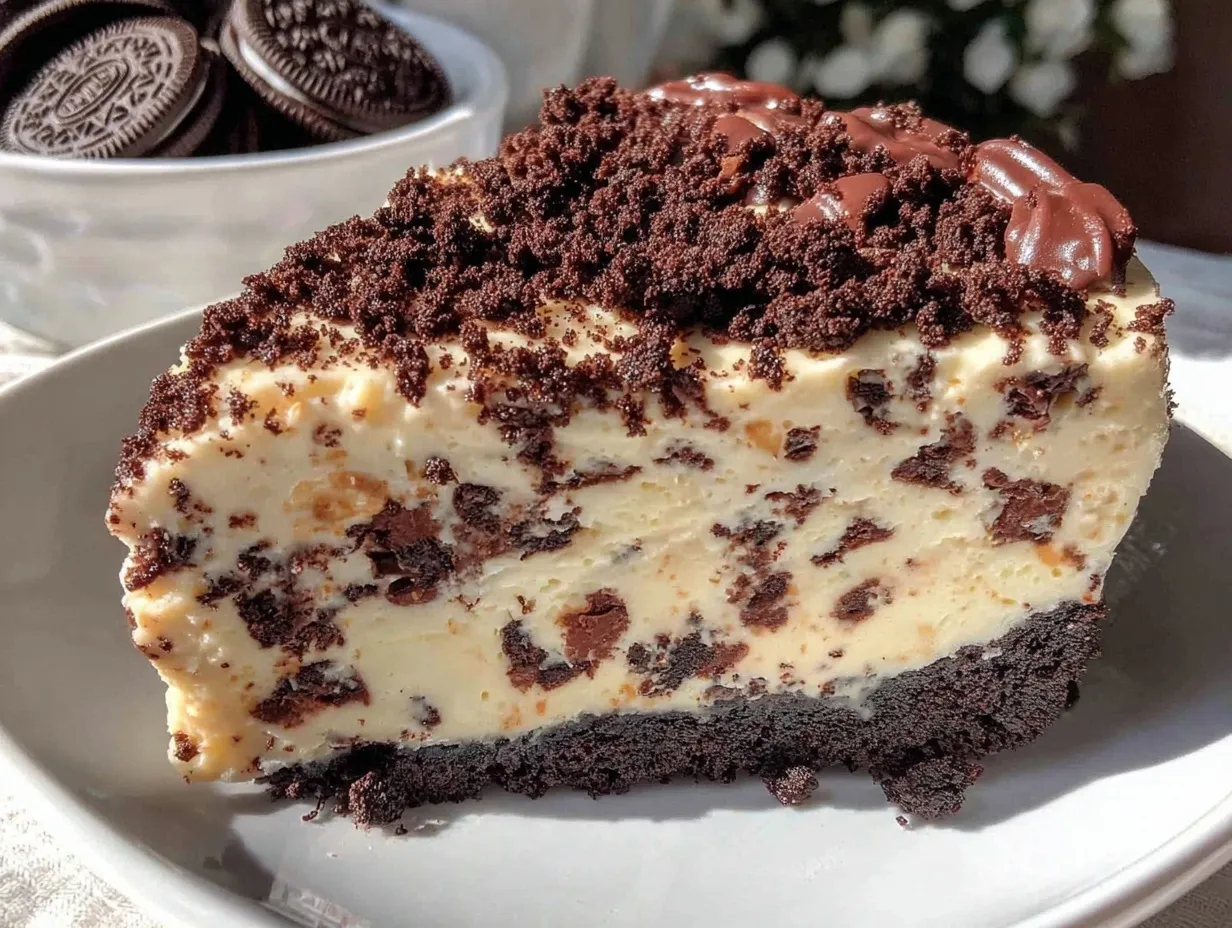 no-bake Oreo cheesecake preparation steps