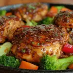 one-pan garlic butter chicken stir-fry - featured image
