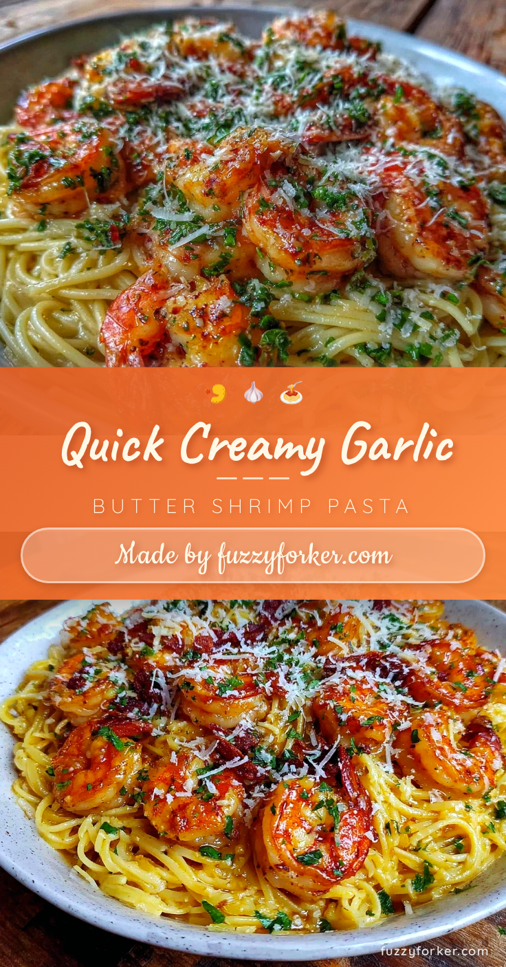 quick garlic butter shrimp pasta recipe
