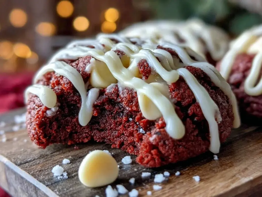 red velvet crumbl cookie copycat - featured image
