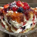 red white and blue trifle - featured image