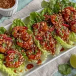 shrimp lettuce wraps - featured image