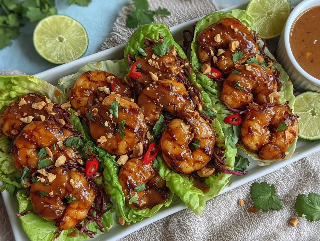 shrimp lettuce wraps preparation steps