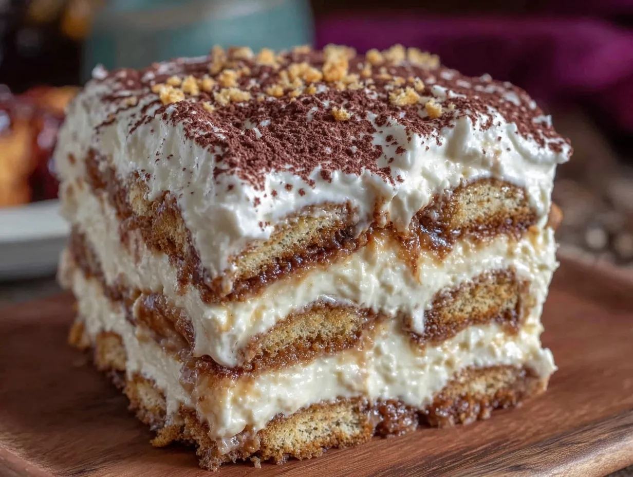 tiramisu icebox cake preparation steps