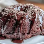 triple chocolate fudge bundt cake - featured image