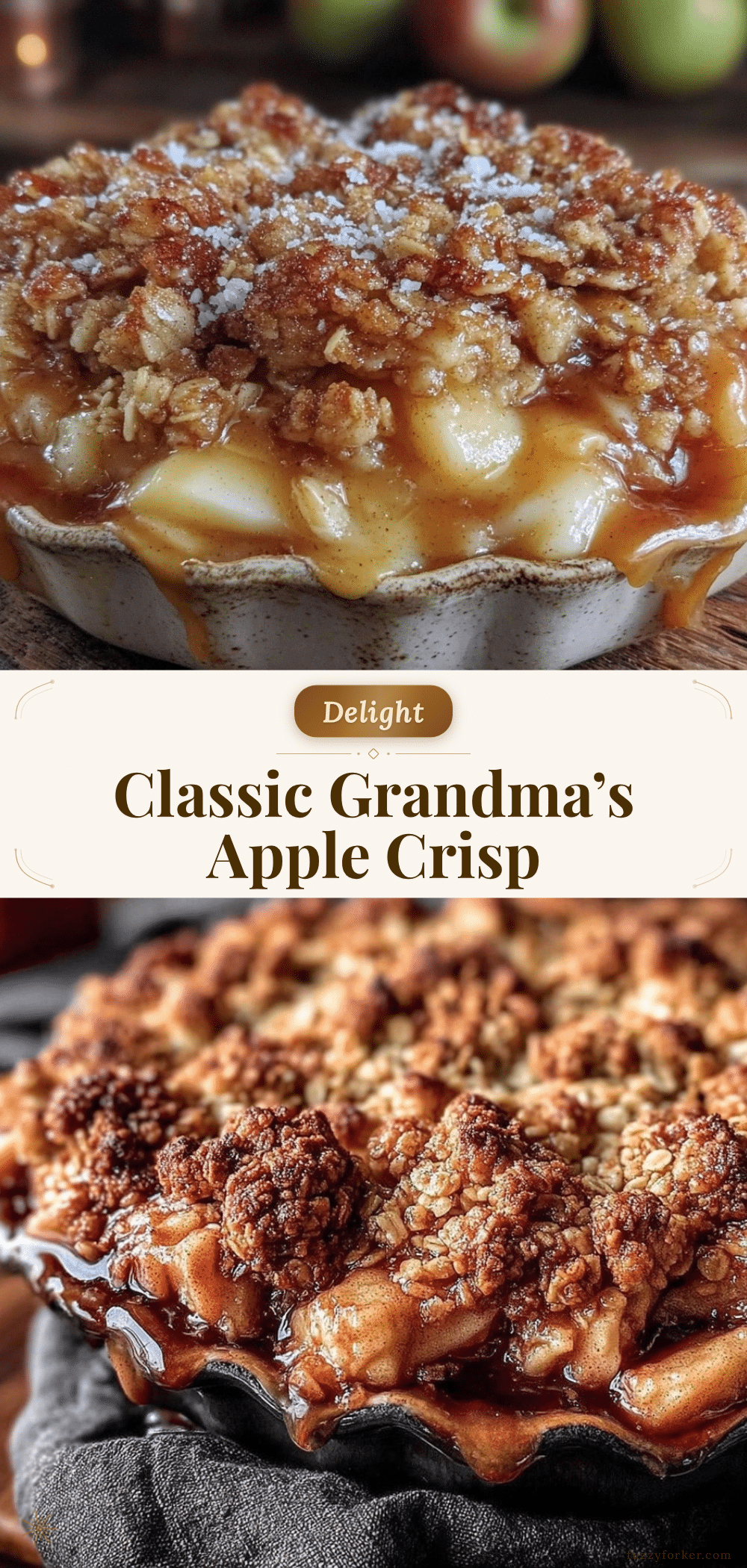 apple crisp with oat topping recipe