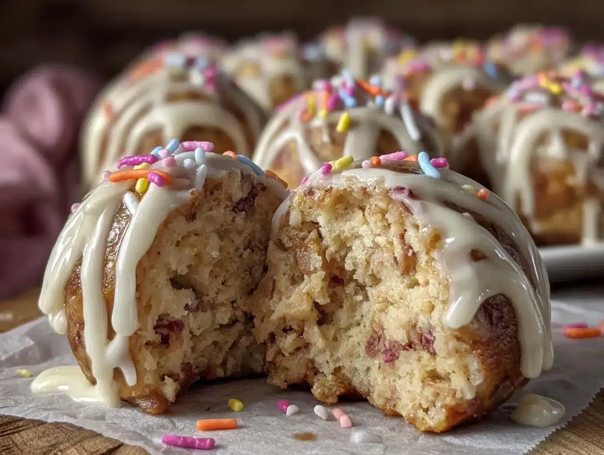 birthday cake energy bites preparation steps