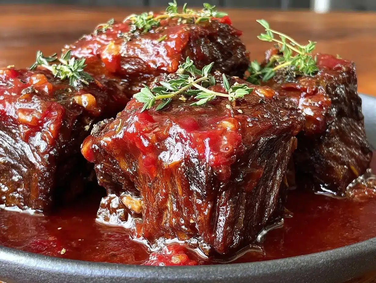 braised short ribs in red wine preparation steps