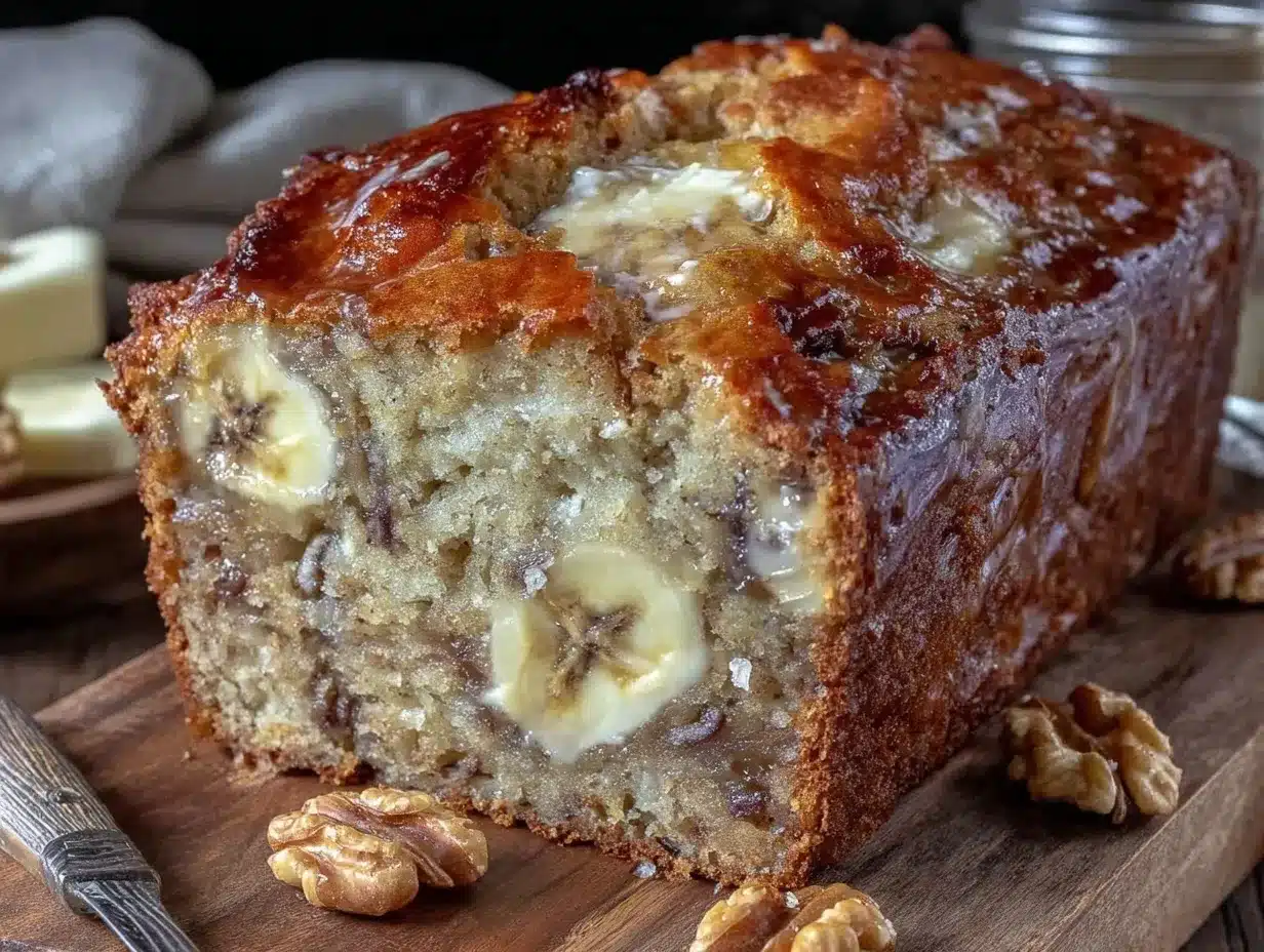 brown butter banana bread preparation steps