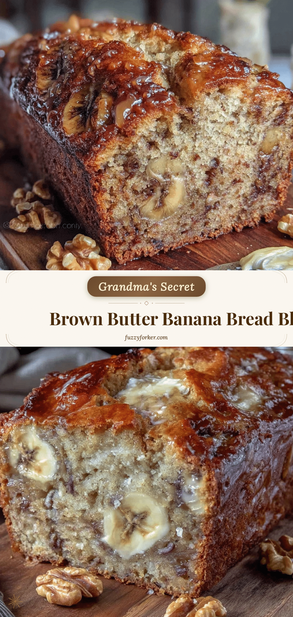 brown butter banana bread recipe