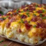 cheesy hashbrown casserole - featured image