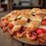 cherry pie homemade lattice - featured image